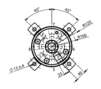 HBS Swivel joint 08 ways D100080500 HBS Swivel joint 08 ways D100080500