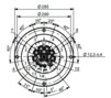 HBS Swivel joint 14 ways D124140200 HBS Swivel joint 14 ways D124140200