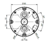 HBS Swivel joint 02 ways D060020900 HBS Swivel joint 02 ways D060020900
