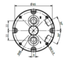 HBS Swivel joint 02 ways D045020000 HBS Swivel joint 02 ways D045020000
