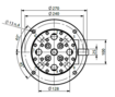 HBS Swivel joint 08 ways D110080200 HBS Swivel joint 08 ways D110080200