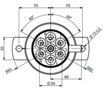 HBS Swivel joint 07 ways D060070200 HBS Swivel joint 07 ways D060070200