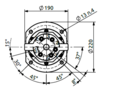 HBS Swivel joint 06 ways D085060200 HBS Swivel joint 06 ways D085060200
