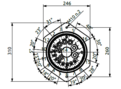 HBS Swivel joint 15 ways D145150100 HBS Swivel joint 15 ways D145150100