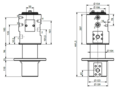 HBS Swivel joint 05 ways D085050600 HBS Swivel joint 05 ways D085050600