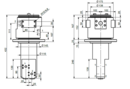 HBS Swivel joint 02 ways D105020100 HBS Swivel joint 02 ways D105020100