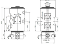 HBS Swivel joint 04 ways D170040100 HBS Swivel joint 04 ways D170040100