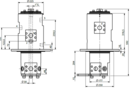 HBS Swivel joint 05 ways D140050100 HBS Swivel joint 05 ways D140050100