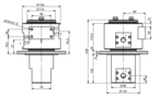 HBS Swivel joint 02 ways D085020600 HBS Swivel joint 02 ways D085020600