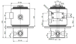 HBS Swivel joint 03 ways D085030200 HBS Swivel joint 03 ways D085030200