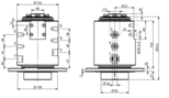 HBS Swivel joint 06 ways D075060100 HBS Swivel joint 06 ways D075060100