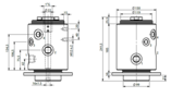 HBS Swivel joint 04 ways D085040200 HBS Swivel joint 04 ways D085040200