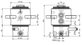 HBS Swivel joint 04 ways D085040400 HBS Swivel joint 04 ways D085040400