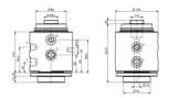 HBS Swivel joint 04 ways D060040400 HBS Swivel joint 04 ways D060040400
