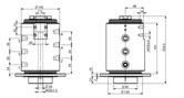 HBS Swivel joint 06 ways D085060100 HBS Swivel joint 06 ways D085060100