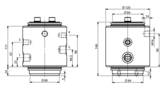HBS Swivel joint 04 ways D060040600 HBS Swivel joint 04 ways D060040600