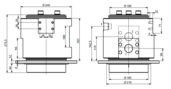 HBS Swivel joint 03 ways D145030200 HBS Swivel joint 03 ways D145030200