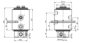 HBS Swivel joint 04 ways D060040100 HBS Swivel joint 04 ways D060040100