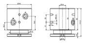 HBS Swivel joint 02 ways D045020000 HBS Swivel joint 02 ways D045020000