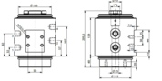 HBS Swivel joint 04 ways D085040600 HBS Swivel joint 04 ways D085040600