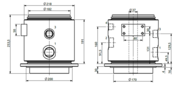 HBS Swivel joint 04 ways D145040200 HBS Swivel joint 04 ways D145040200