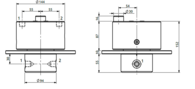 HBS Swivel joint 02 ways D060020400 HBS Swivel joint 02 ways D060020400