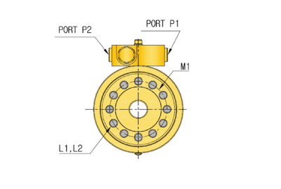 AHydraulics Rotary Actuator AHA-80 AHydraulics Rotary Actuator AHA-80