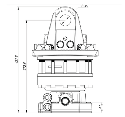 Rotator for 12 TON - AHR120FD1 Rotator for 12 TON - AHR120FD1