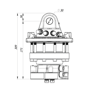 Rotator for 5,5 TON - AHR55F6 Rotator for 5,5 TON - AHR55F6