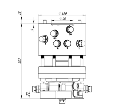 Rotator for 6 TON - AHR60FF4X Rotator for 6 TON - AHR60FF4X