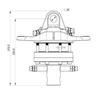 Rotator for 6 TON - AHR60LD2/68 Rotator for 6 TON - AHR60LD2/68
