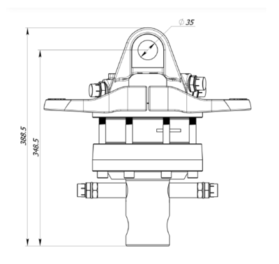 Rotator for 6 TON - AHR60LD2/78 Rotator for 6 TON - AHR60LD2/78