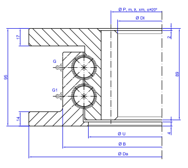 TGB Hydraulics I.2.20.A Slewing Ring TGB Hydraulics I.2.20.A Slewing Ring