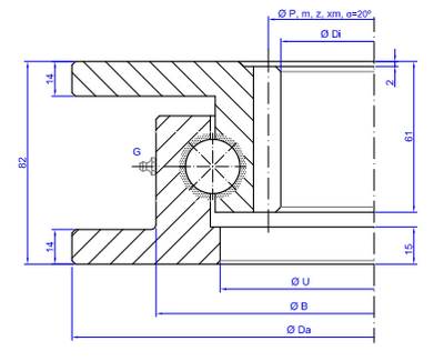 TGB Hydraulics I.22.A Slewing Ring TGB Hydraulics I.22.A Slewing Ring