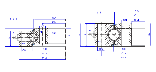 TGB Hydraulics SD.14-20-25.D Slewing Ring TGB Hydraulics SD.14-20-25.D Slewing Ring