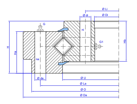 TGB Hydraulics SD.20.D-R Slewing Ring TGB Hydraulics SD.20.D-R Slewing Ring