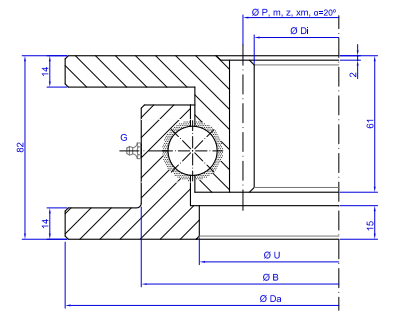 TGB Hydraulics I.22.A Slewing Ring TGB Hydraulics I.22.A Slewing Ring