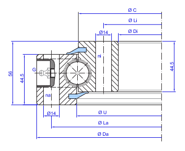 TGB Hydraulics SD.20.B Slewing Ring TGB Hydraulics SD.20.B Slewing Ring