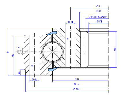 TGB Hydraulics I.32.D Slewing Ring TGB Hydraulics I.32.D Slewing Ring