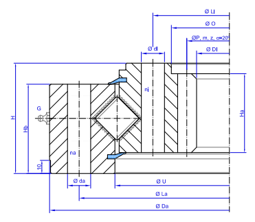 TGB Hydraulics I.30-40-50.D-R Slewing Ring TGB Hydraulics I.30-40-50.D-R Slewing Ring