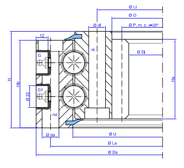TGB Hydraulics I.2.22-25-30.D Slewing Ring TGB Hydraulics I.2.22-25-30.D Slewing Ring