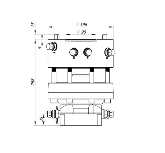Rotator for 6 TON - AHR60FF2R Rotator for 6 TON - AHR60FF2R