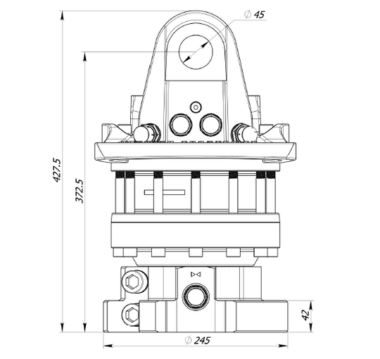Rotator for 16 TON - AHR160FD1/203 Rotator for 16 TON - AHR160FD1/203