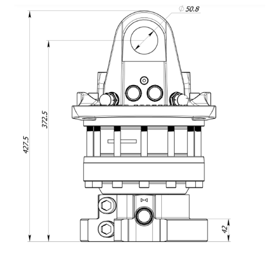 Rotator for 16 TON - AHR160FD1/A8 Rotator for 16 TON - AHR160FD1/A8