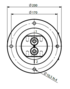 HBS Swivel joint 02 ways D085020600 HBS Swivel joint 02 ways D085020600