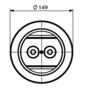 HBS Swivel joint 02 ways D085020200 HBS Swivel joint 02 ways D085020200