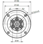 HBS Swivel joint 06 ways D085060100 HBS Swivel joint 06 ways D085060100