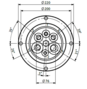 HBS Swivel joint 06 ways D100060100 HBS Swivel joint 06 ways D100060100
