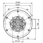 HBS Swivel joint 08 ways D100080100 HBS Swivel joint 08 ways D100080100