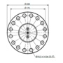 HBS Swivel joint 02 ways D060020400 HBS Swivel joint 02 ways D060020400